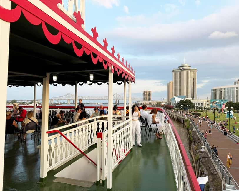 New Orleans: Sunday Steamboat Jazz Cruise + Optional Brunch - Live jazz with the Steamboat Stompers