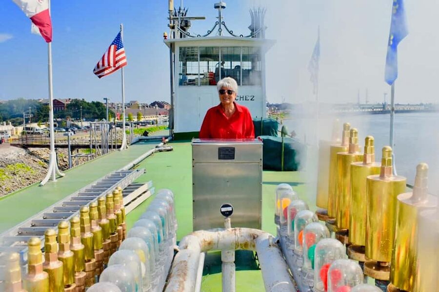 New Orleans: Sunday Steamboat Jazz Cruise + Optional Brunch - The calliope, paddlewheel, and boat itself