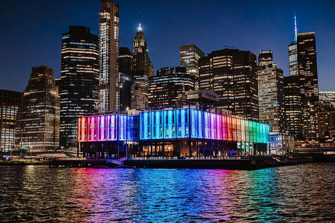 New York City Dinner Cruise on Luxury Yacht with Live Music - Governor’s Island, lower Manhattan, and One World Trade Center