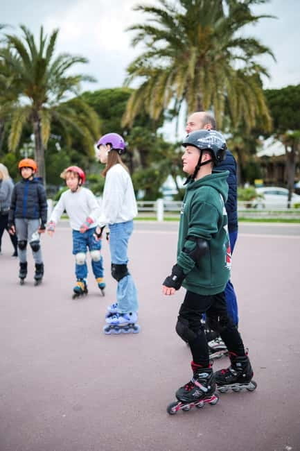 Nice: Sunset rollerblading tour, local socca, and live music! - Nice Harbour, Rue Cassini, and Place Garibaldi