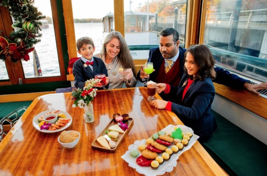 NYC: Holiday Yacht Cruise with Jazz, Cocoa & Carols - Boarding at Chelsea Piers, Pier 62