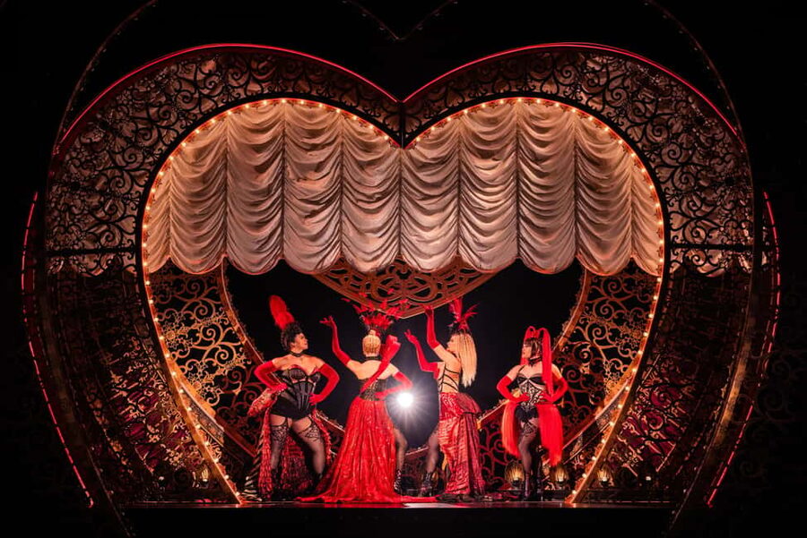 NYC: Moulin Rouge! the Musical on Broadway - Can-can acrobatics and eye-catching movement