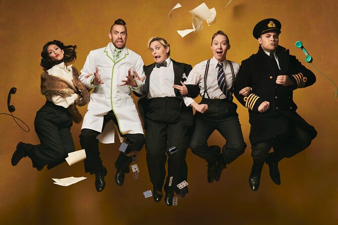 Operation Mincemeat: A New Musical on Broadway Ticket - The five-person cast and its quick changes