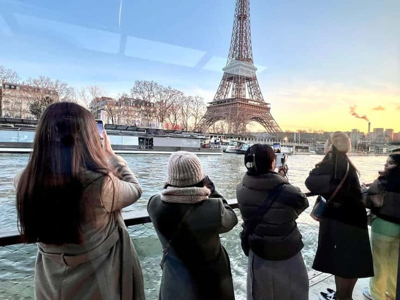 Paris: Day or Evening River Cruise with Musical Ambiance - The open-air upper deck and onboard sound