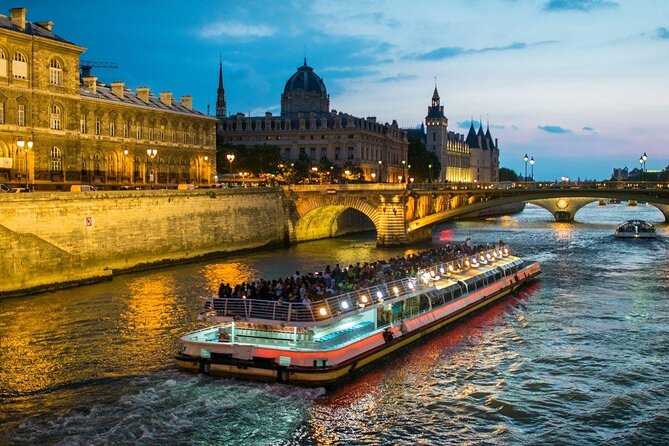 Paris Seine River Dinner Cruise by Maxim's with Champagne & Music - A Paris evening that works best after sunset