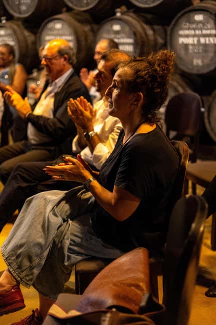 Porto: Live Fado Show with Port Wine Tasting - The opening white Port tasting