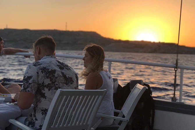 Rhodes Exclusive Sunset tour Cocktail Open bar Gourmet Live Music - Sailing out from Mandraki Port
