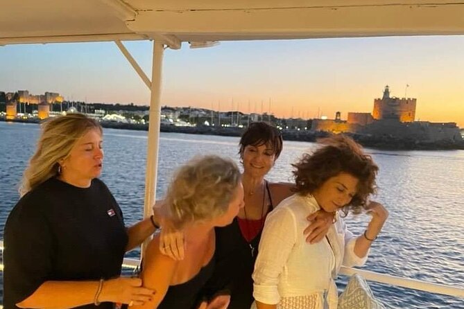 Rhodes Sunset Cruise - Swim and Dine w/ Live Music & Sunset! - Starting at Mandraki Port