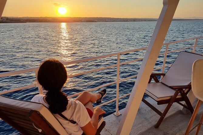 Rhodes Sunset Cruise - Swim and Dine w/ Live Music & Sunset! - Sunset Views from the Open Sea