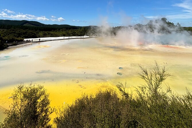Rotorua: WaiOtapu & Redwood forest & Blues springs from Auckland - Rotorua gives you a useful mid-day break