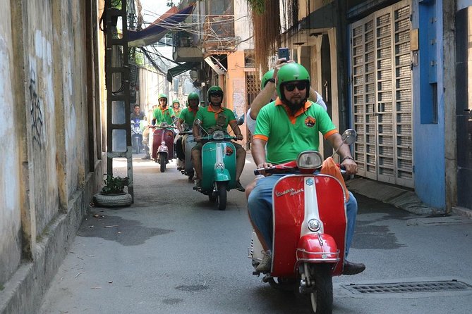 Saigon After Dark Vespa Street Food Tour + Live Music 4 hours - Banh xeo, banh khot, and nem lui