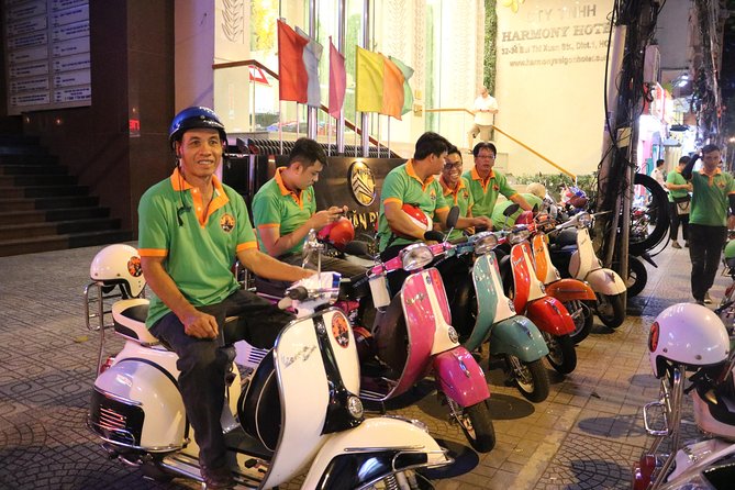 Saigon After Dark Vespa Street Food Tour + Live Music 4 hours - Ice cream before the music bar