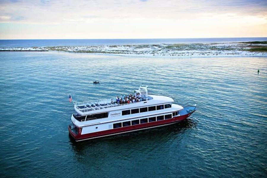 Sandestin: Sunset Dinner Cruise with Live Music - Dinner with Gulf seafood, prime beef, and Southern choices