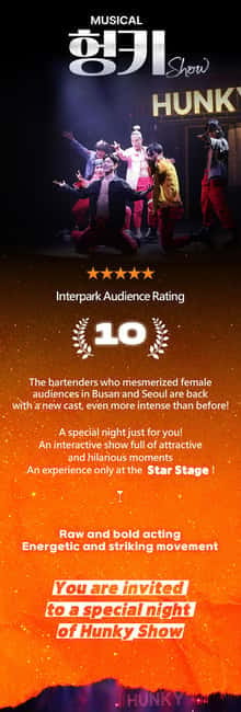 Seoul: Musical Hunky Show Experience - Important limits and practical rules