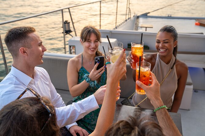 Sunset Jazz Catamaran Cruise with Aperitivo and Live Saxophone - Timing, meeting point, and booking details