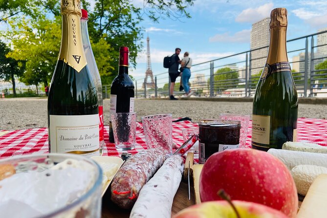 Sunset Picnic with View of Eiffel Tower and Live Music - BYOB, glasses, and picnic equipment