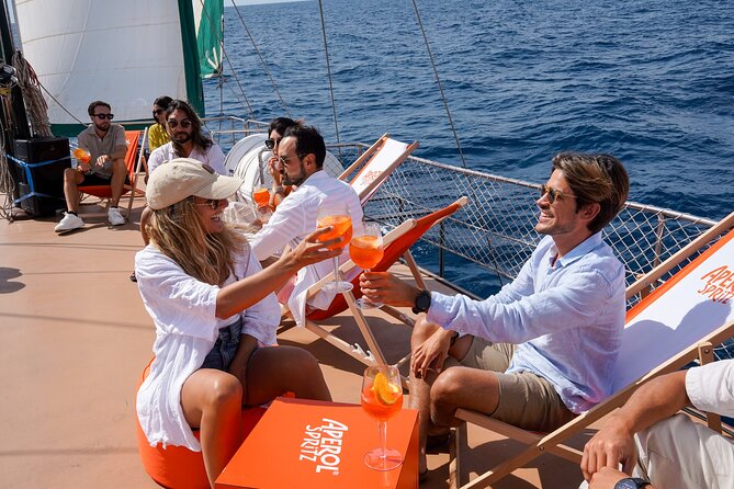 Sunset Sailing in Barcelona & Live Music by Aperol - A simple route past Port Vell and Barceloneta
