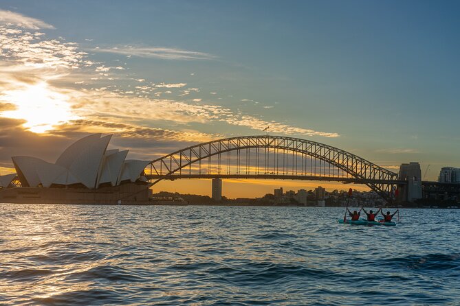 Sydney LED Lit Kayak Tour of the Opera House and Bridge - Paddling toward the Sydney Opera House