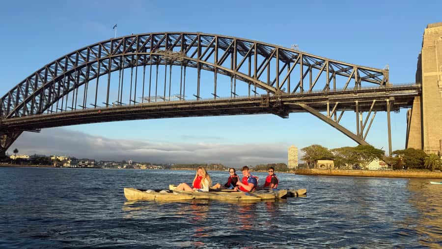 Sydney Sunrise Private Kayak – Opera House & Harbour Bridge - A pause near Luna Park