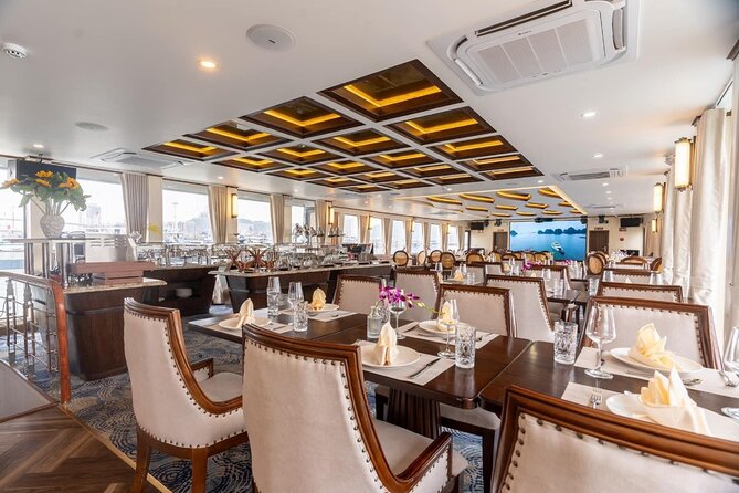 Symphony Cruise - Day Tour from Halong Harbor with PICKUP - Sung Sot Cave and the 50-step climb