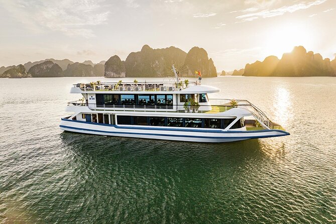Symphony Luxury Cruise One Day Trip, Buffet Lunch (pool on top) - Sunset tea on a modern upper deck