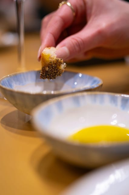 Symphony of Flavors - Olive Oil & Food Pairing at Corfu Town - Bread and oil: starting with the simplest combination