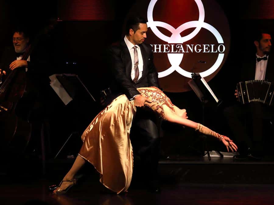 Tango Show at: MichelAngelo - Five couples give the dance program variety