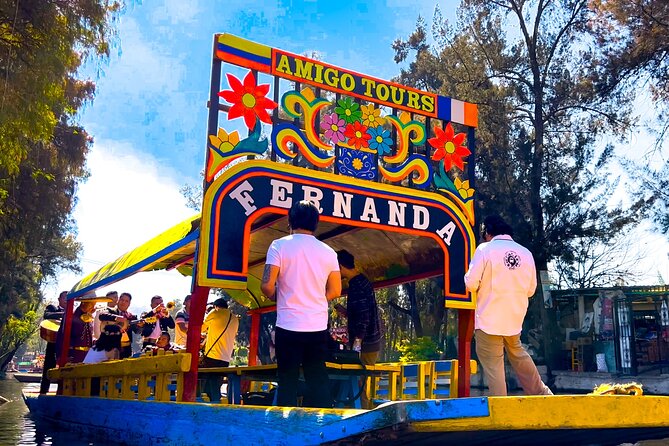 Trajinera Party at Xochimilco with Drinks, Mariachi & Snacks - On board the trajinera