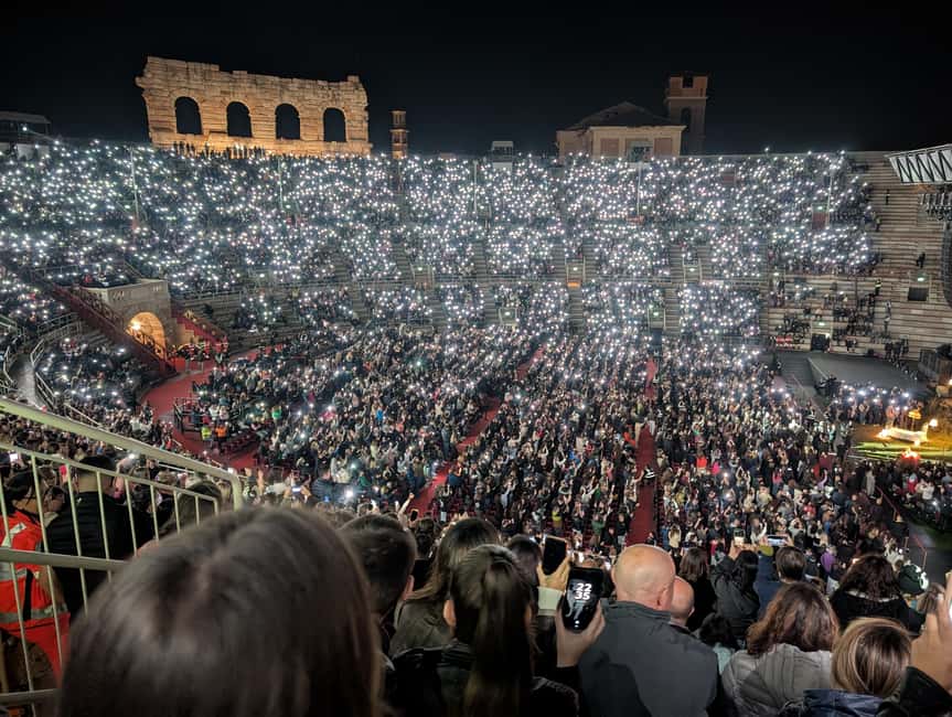 Verona: Arena di Verona Opera Ticket - What the $58 price includes