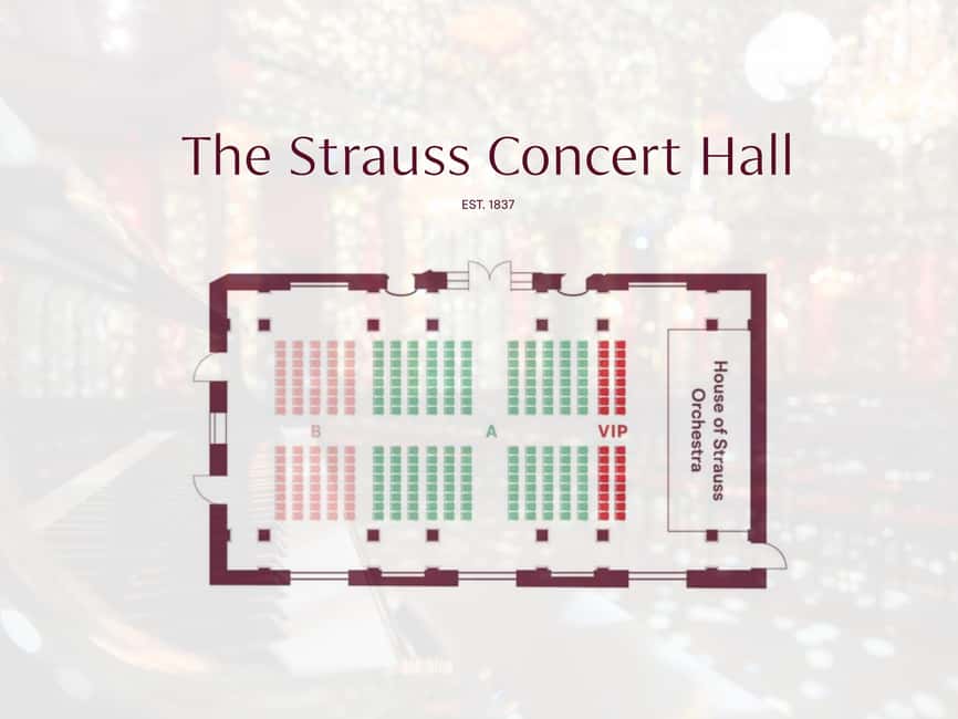 Vienna: Classical Concert in the historic 1837 Strauss-Hall - The 8:30 concert: Strauss, Mozart, and a soprano