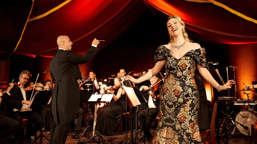 Vienna: Johann Strauss Dinner Show at the Prater - The first act: Strauss, orchestra, and a lively conductor