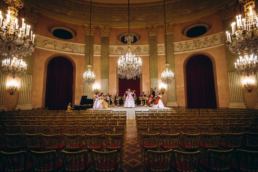 Vienna: Mozart & Strauss Classical Concert at Börse Palace - The Old Stock Exchange Palace setting