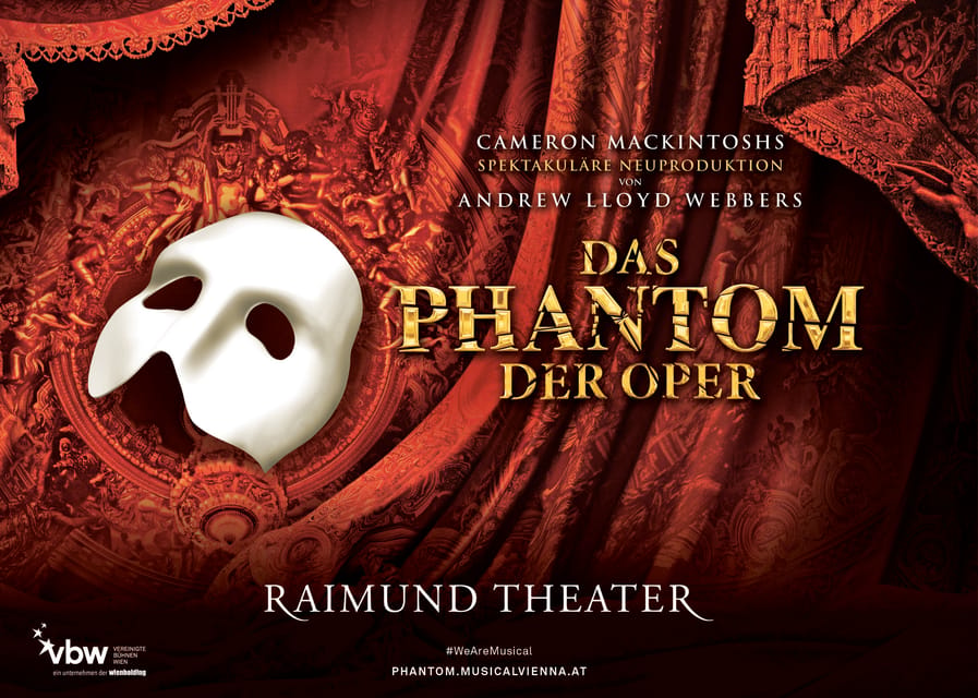 Vienna: Musical Tickets THE PHANTOM OF THE OPERA - The chandelier scene and the visual drama