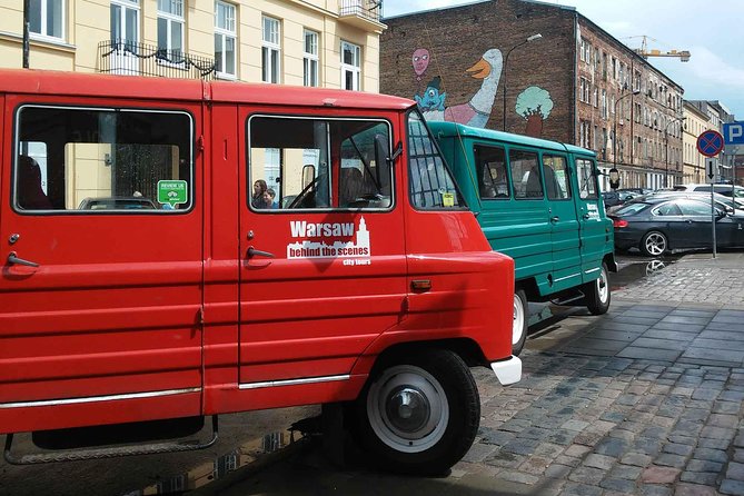 Warsaw Layover Tour (Chopin Airport) by retro minibus - Praga Północ and communist-era Warsaw