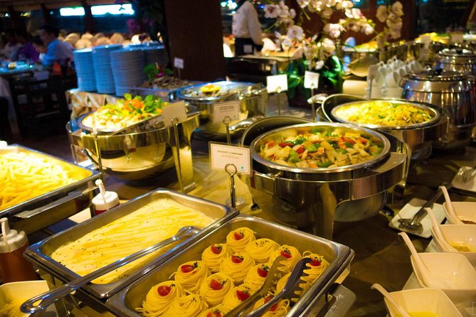 White Orchid Dinner Cruise at Bangkok with Pickup & Live Music - A Bangkok night begins at River City